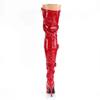 Pleaser - SEDUCE3028 Overknee Laarzen - Paaldans schoenen - Rood Product image